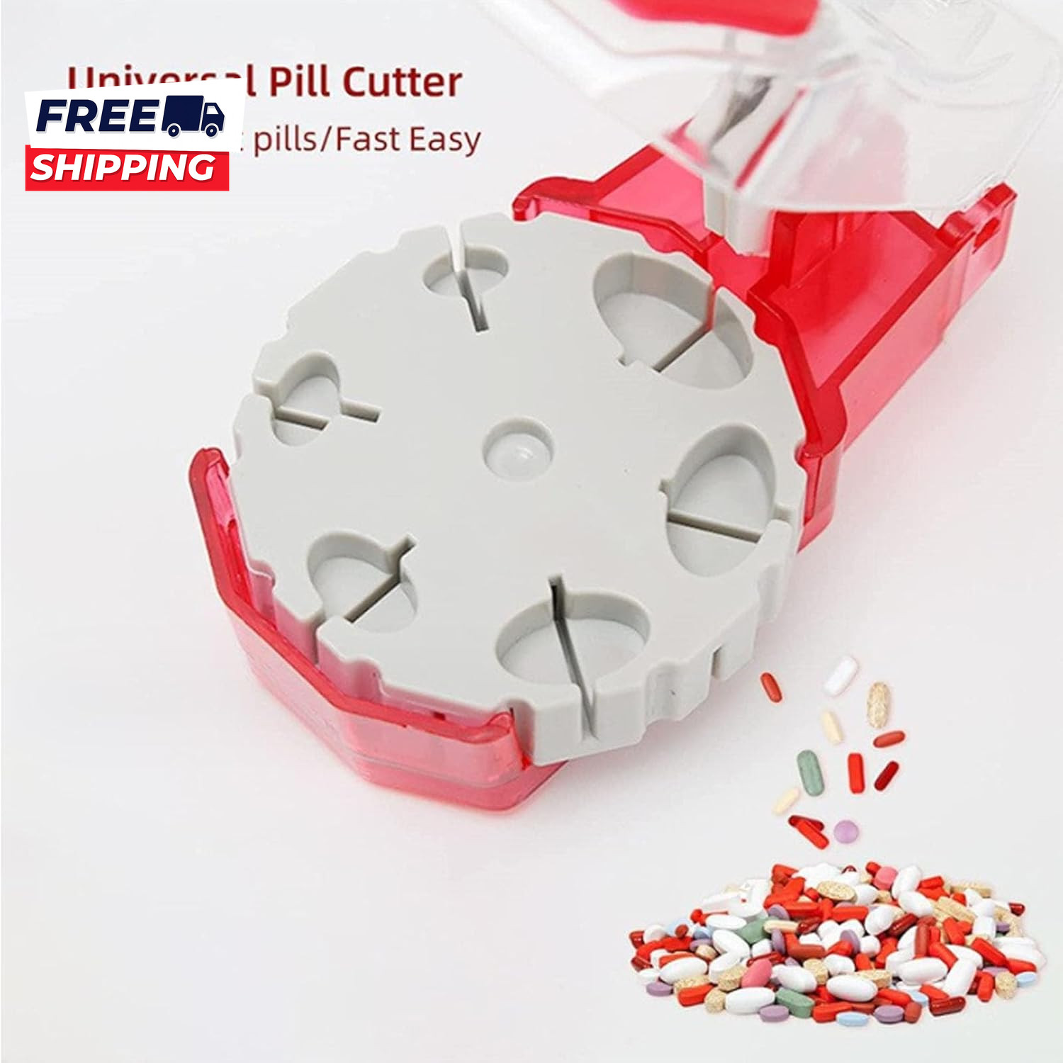 Perfect Pill Cutter Pill Splitters for Small/Large Pills Cuts up to 14 Different