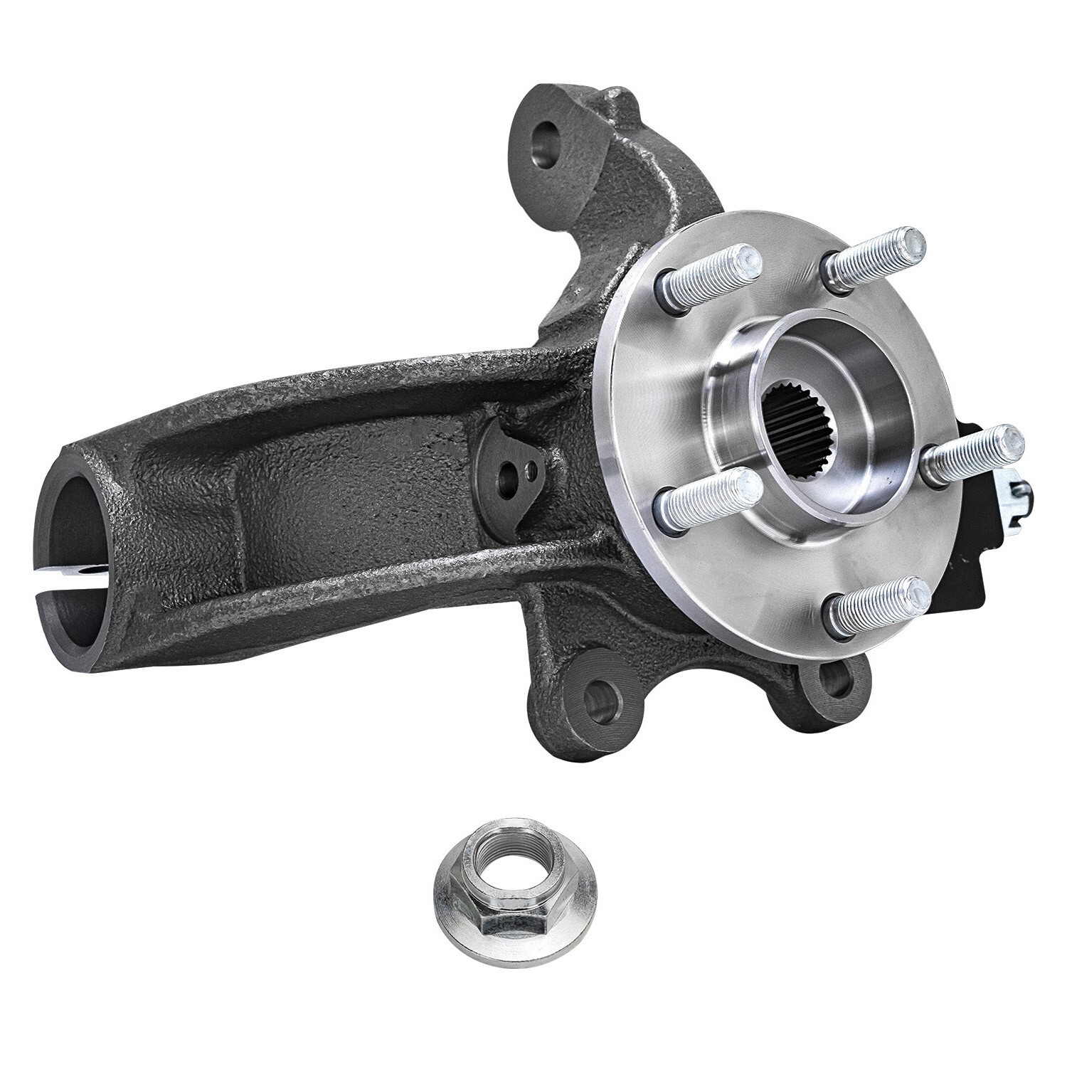 Front Steering Knuckles Wheel Hub Bearings for 2010 - 2013 Ford Transit Connect