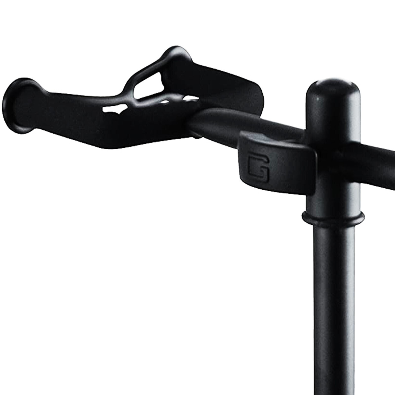 5Core Padded Dual Guitar Display Stand Traditional Design Adjustable Height