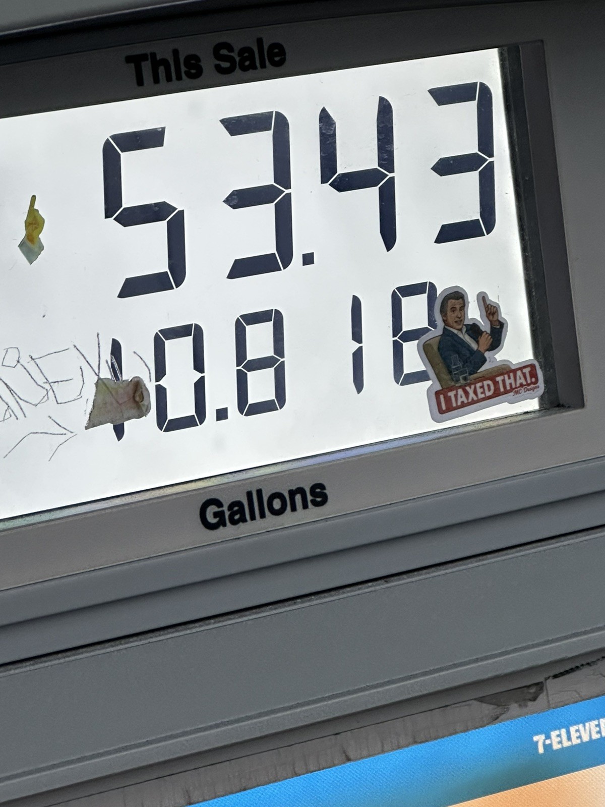 20pc Gavin Newsom I Taxed That Gas Pump Sticker Perfect For California Gas Pump