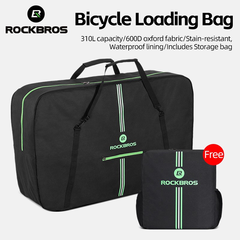ROCKBROS Folding Bike Carry Bag 20 Inch Thick Bicycle Transport Storage Case