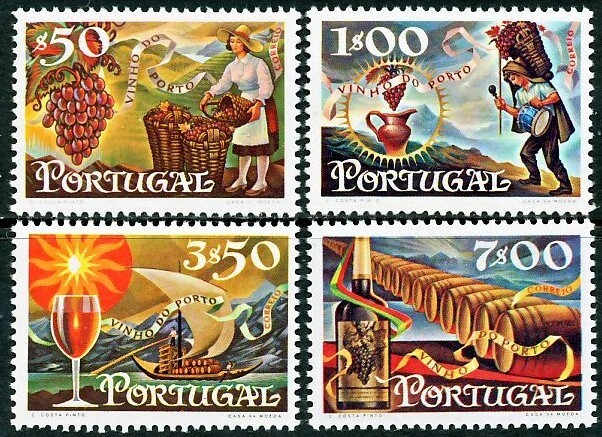 Portugal 1970 Port Wine Industry, Ship, Grapes, Barrels etc UNM / MNH