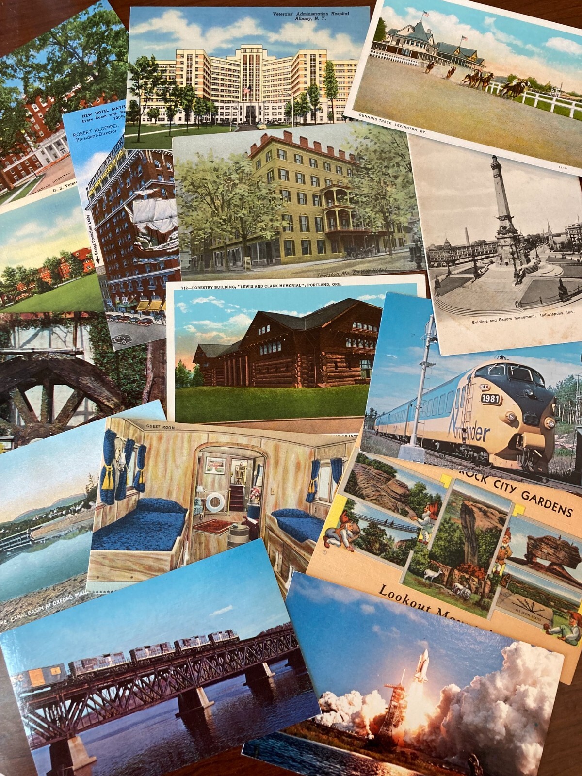 50 Lot UNUSED Vintage Postcards from around United States 1900s-60s FREE SHIP