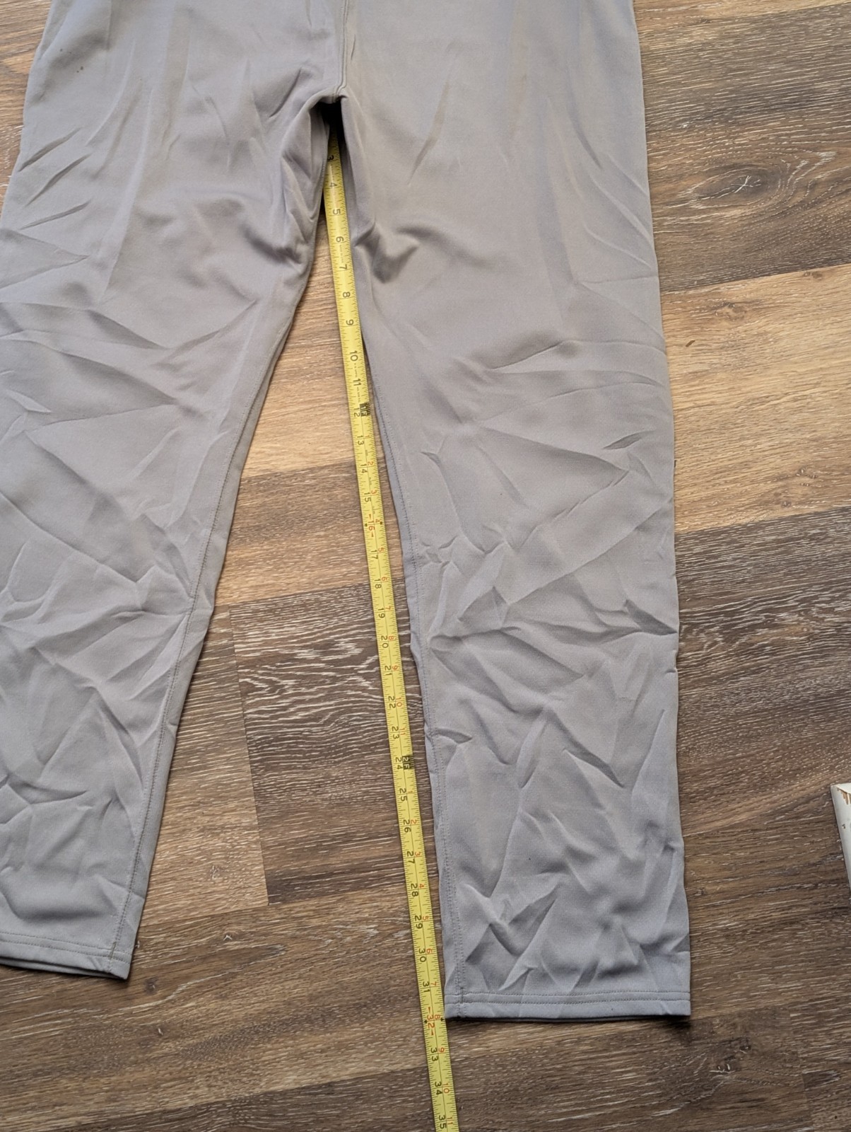 NEW Men's Majestic MLB ON-FIELD Cool Base Gray Baseball Pants L 36X32