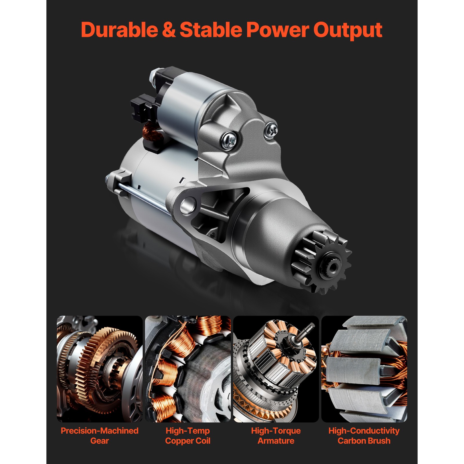 New Starter for LEXUS ES300 350 Toyota Camry Highlander RAV4 2.4/3.3/3.5L 17825