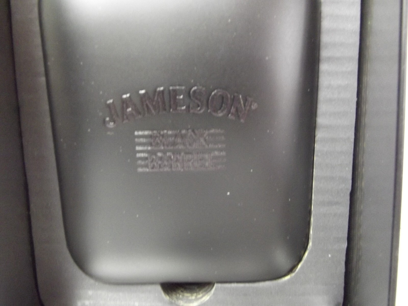 Jameson Flask Black Barrel Hip Flask In Gift Tin 6oz New Irish Whiskey