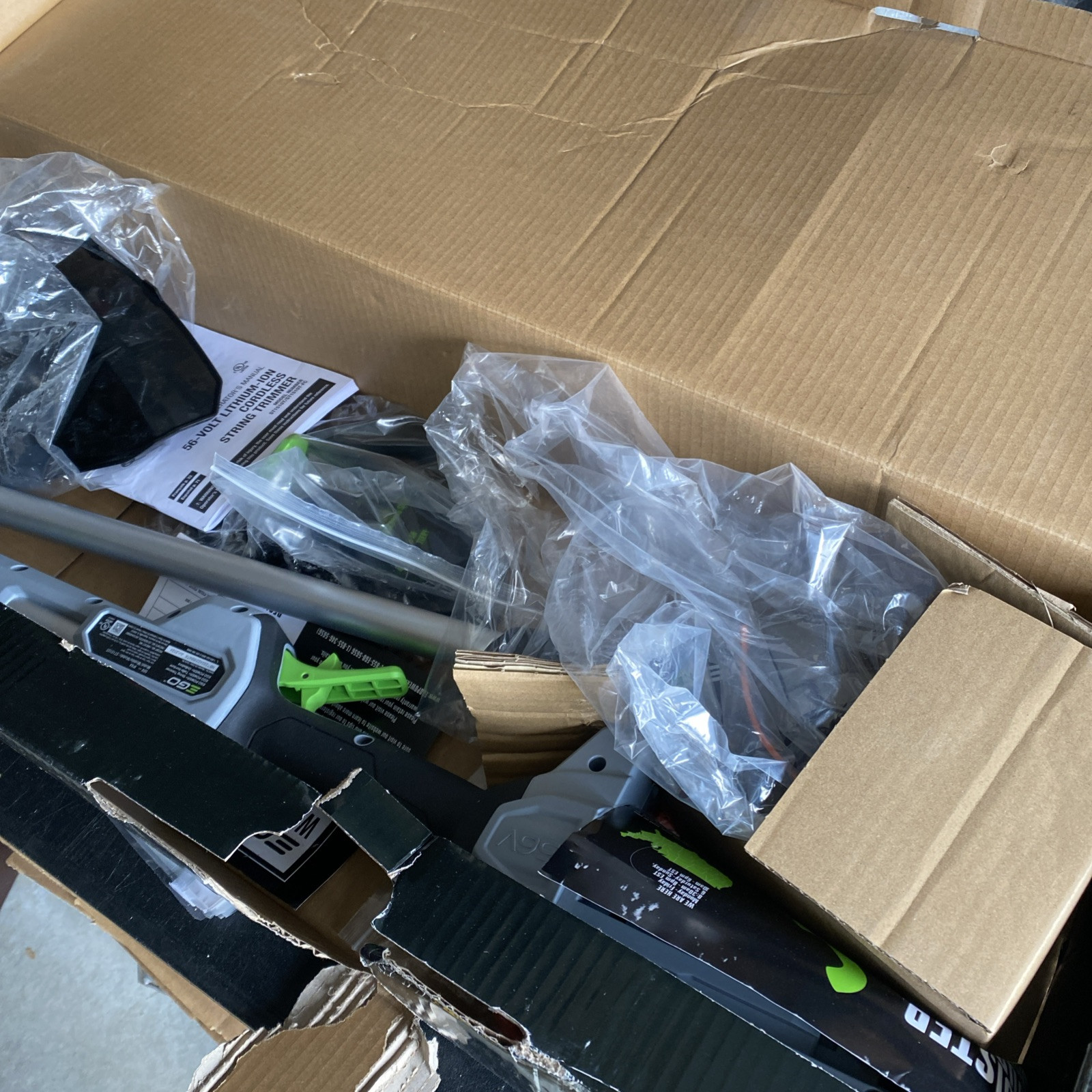 Ego ST1510T POWER+ 15" 56V Cordless String Trimmer Only, NO BATTERY OR CHARGER