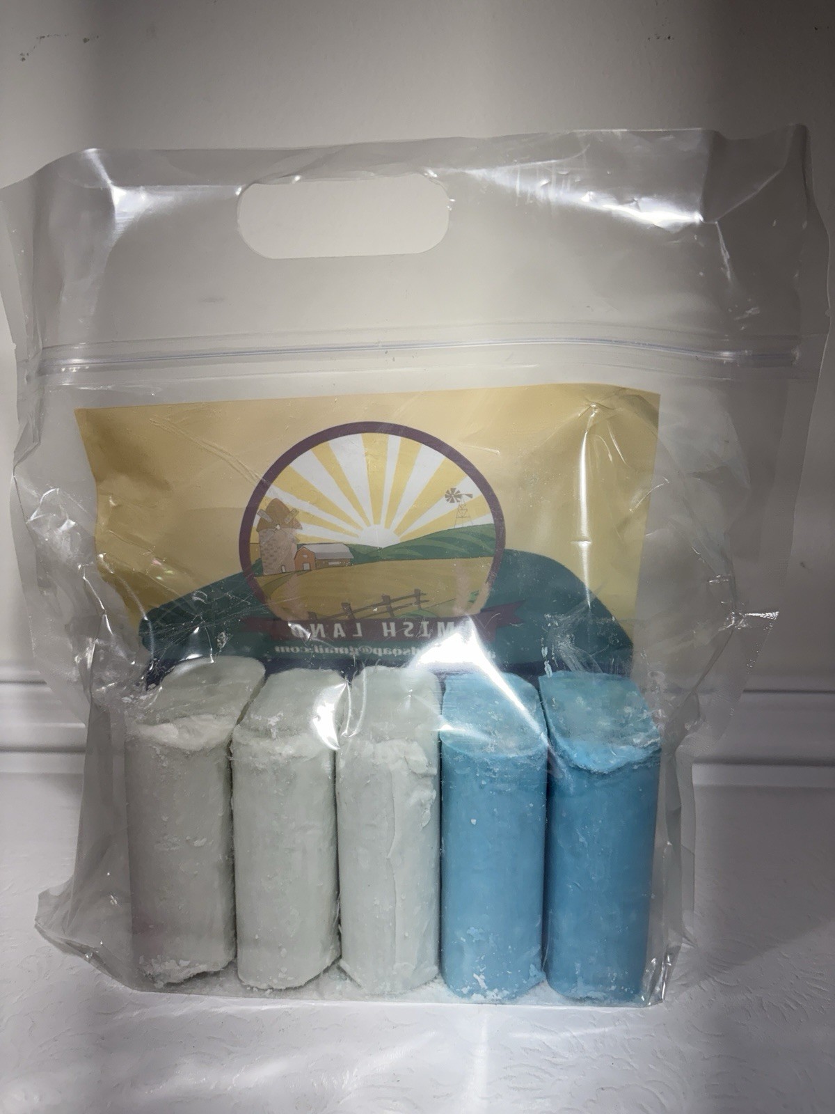 AMISH LAND BAR SOAP 5 5OZ BARS TOTAL 1 BAG