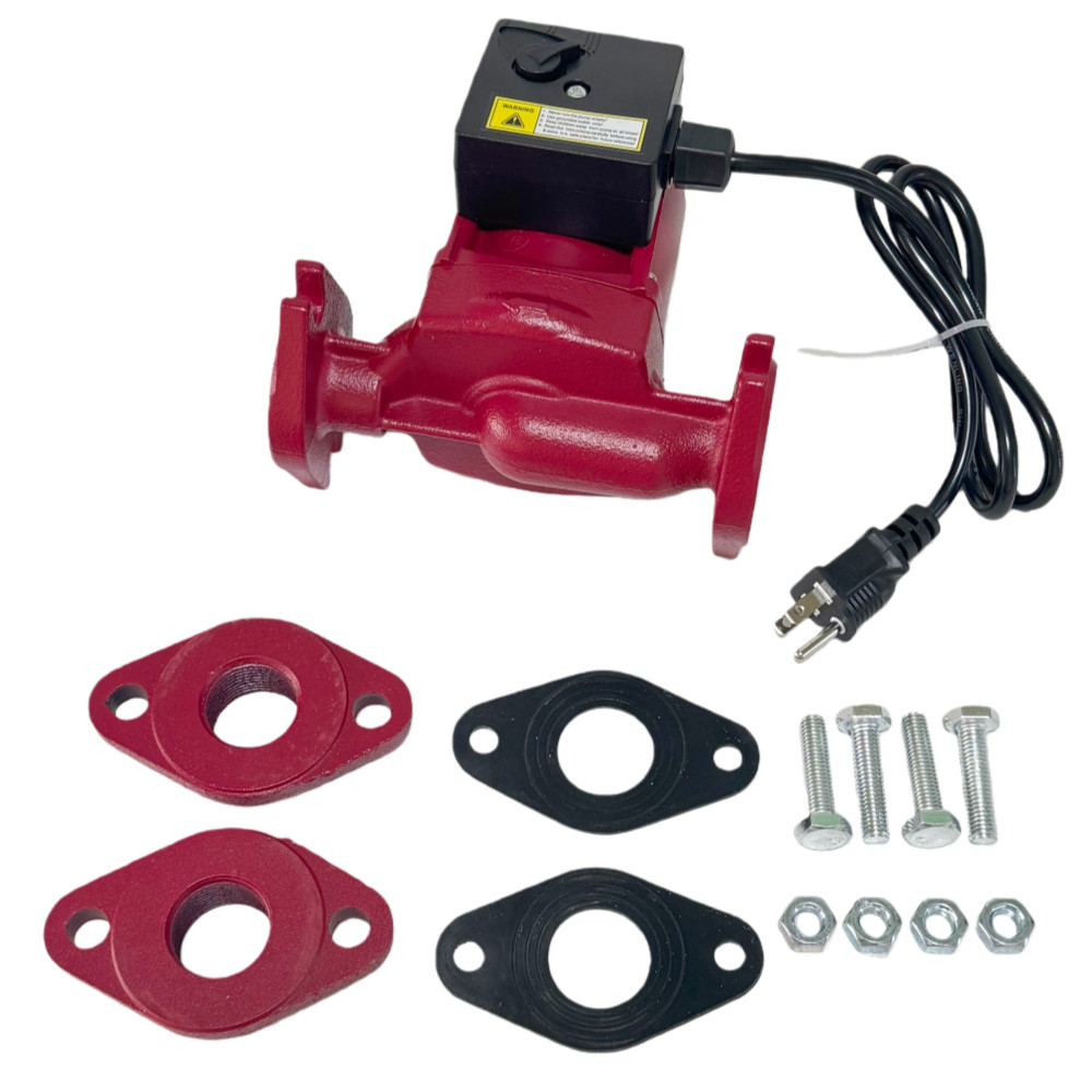 Cast Iron Circulator Pump 115V 1/3 HP Cast Iron For Grundfos 95906630 UPS26-150F