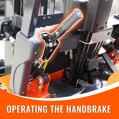 5500lbs Electric Forklift 60V 70Ah Side Shift with Charger Lifter Free Shipping