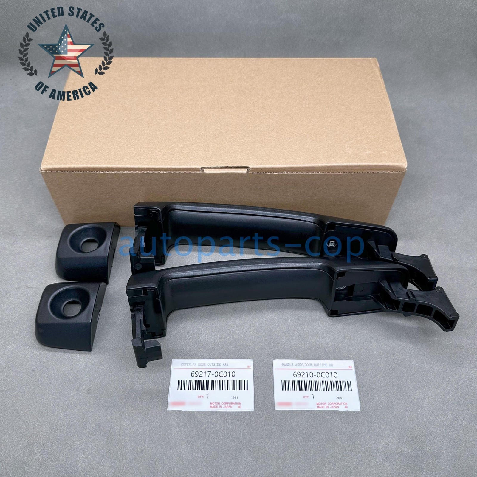 OEM BLACK OUT DOOR HANDLE SET OF 2 FOR TOYOTA 07-14 FJ CRUISER USA!