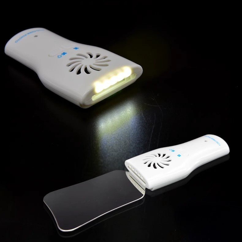 LED Dental Anti-Fog Mirrors Set Fog Free Intraoral Photography Stainless Steel