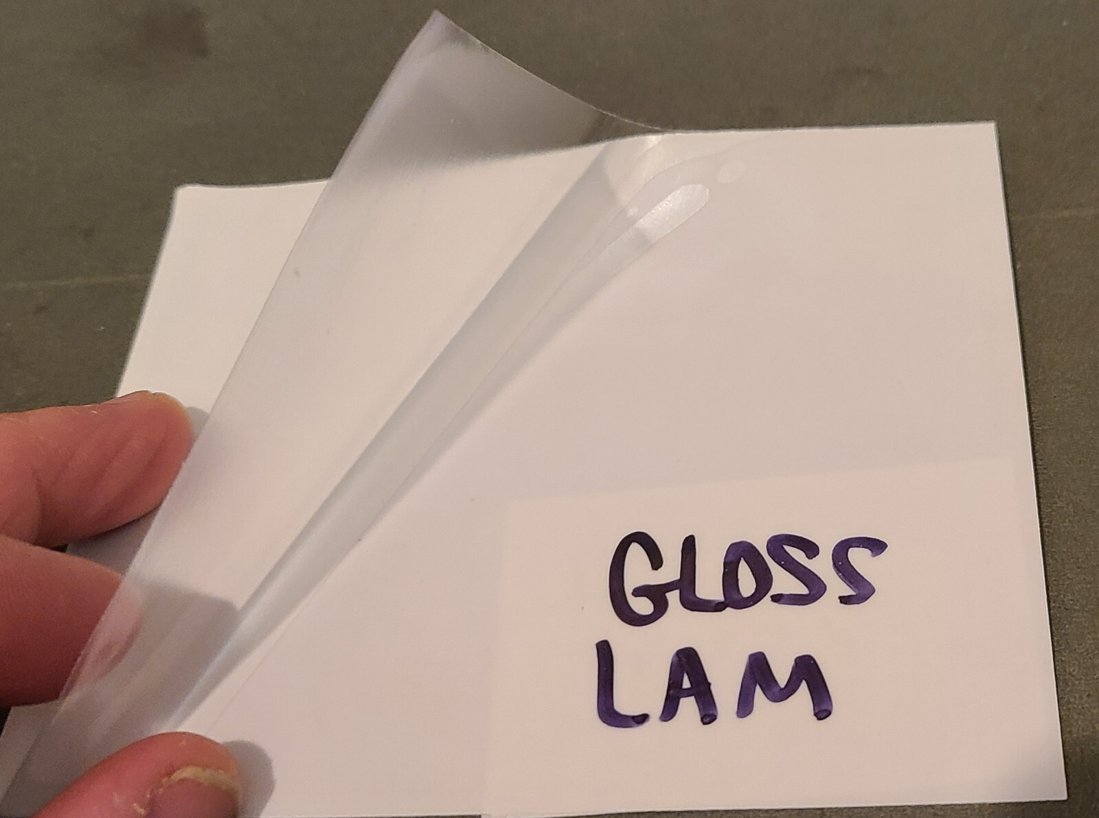 3.0 mil Gloss Clear Vinyl Cold Pressure-Sensitive Laminate Self-Adhesive UV 4-YR