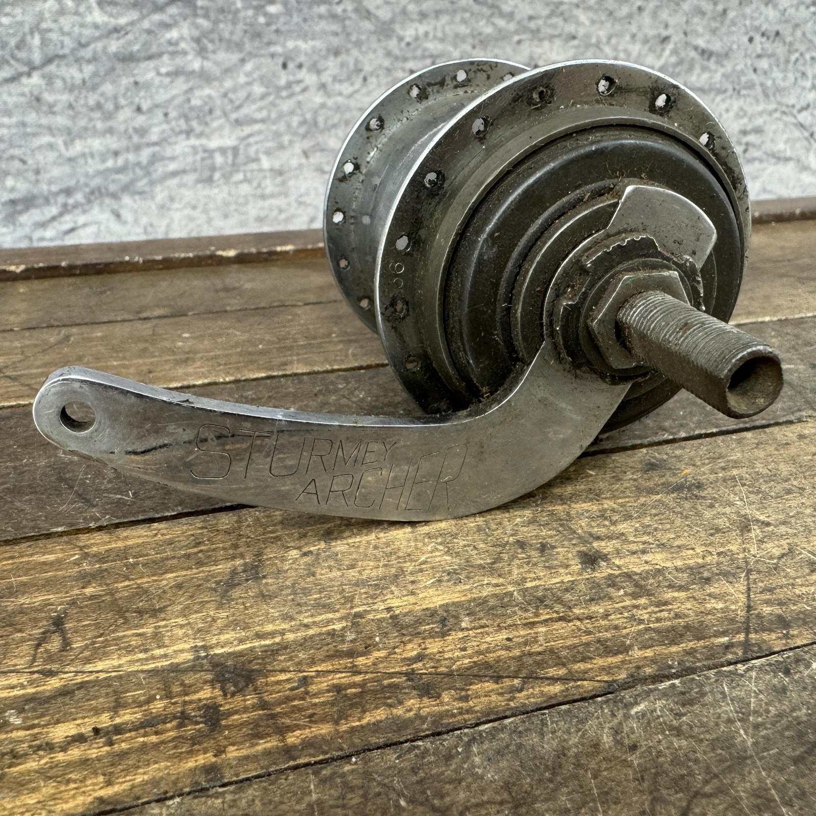 Vintage Sturmey Archer TCW Hub 36h 3 Speed Coaster Brake 1956 England