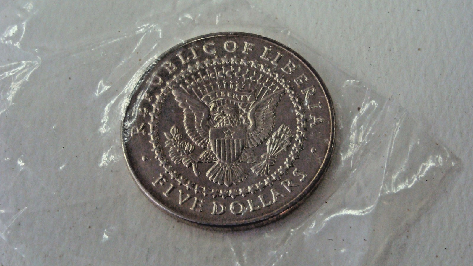 Sealed 2000 Republic of Liberia $5 Chester A. Arthur Commemorative Issue Coin