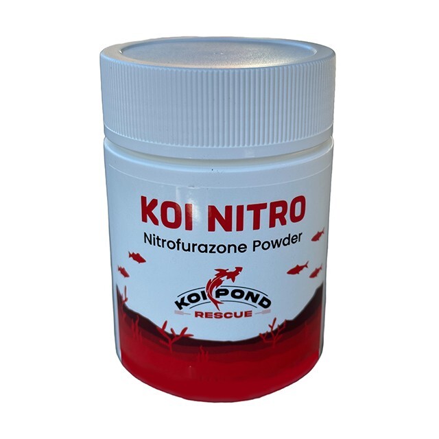 KOI NITRO Nitrofurazone Powder for Fish Ponds - 200 Grams