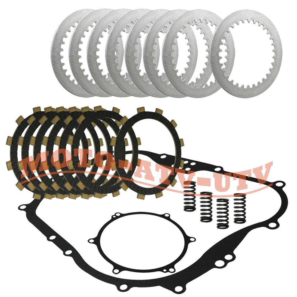 Clutch Friction Steel Plates Kit & Gasket for Kawasaki KLX250S KLX250 2009-2014