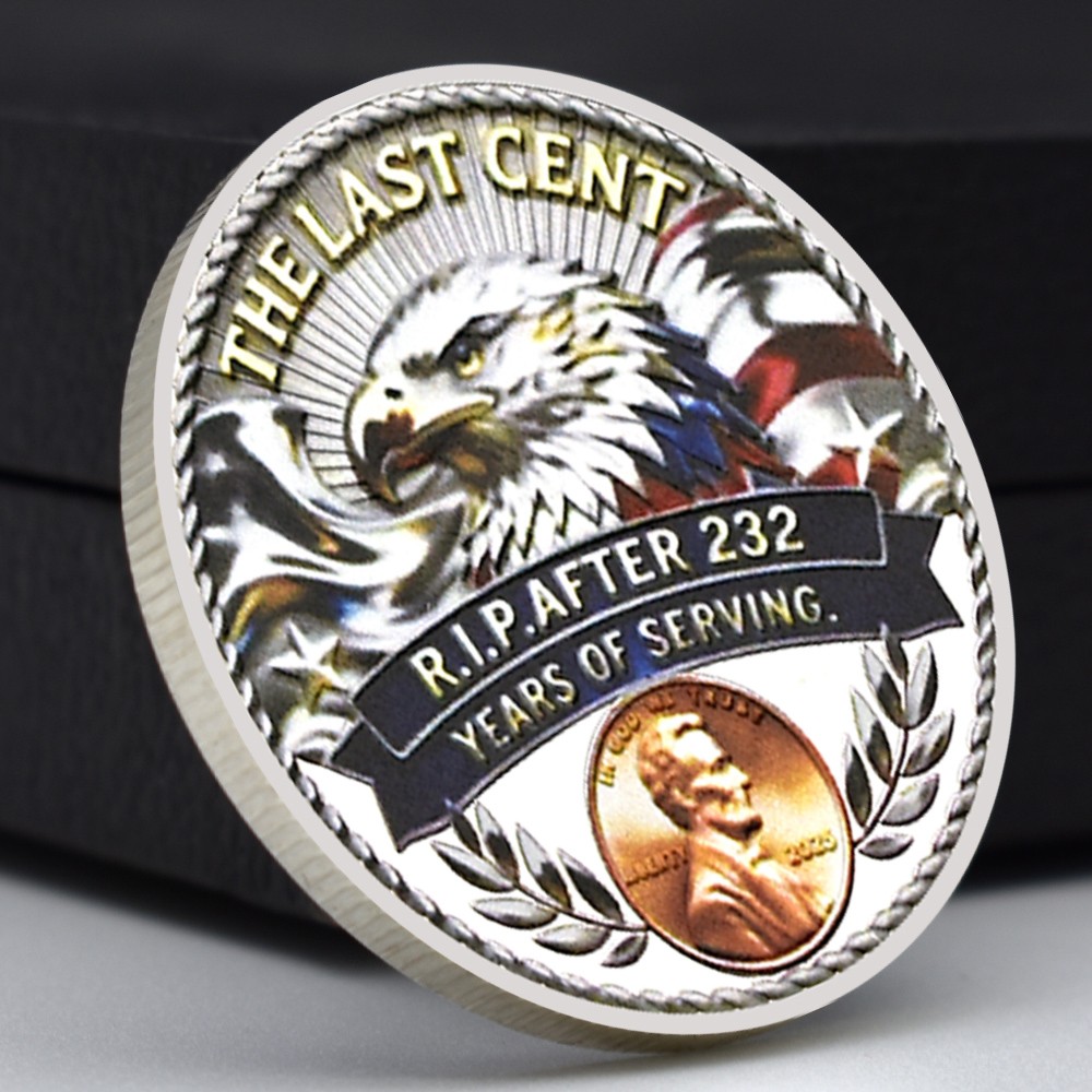 The Last Cent 2025 Final Issue Philadelphia R.I.P. Penny Commemorative Coin