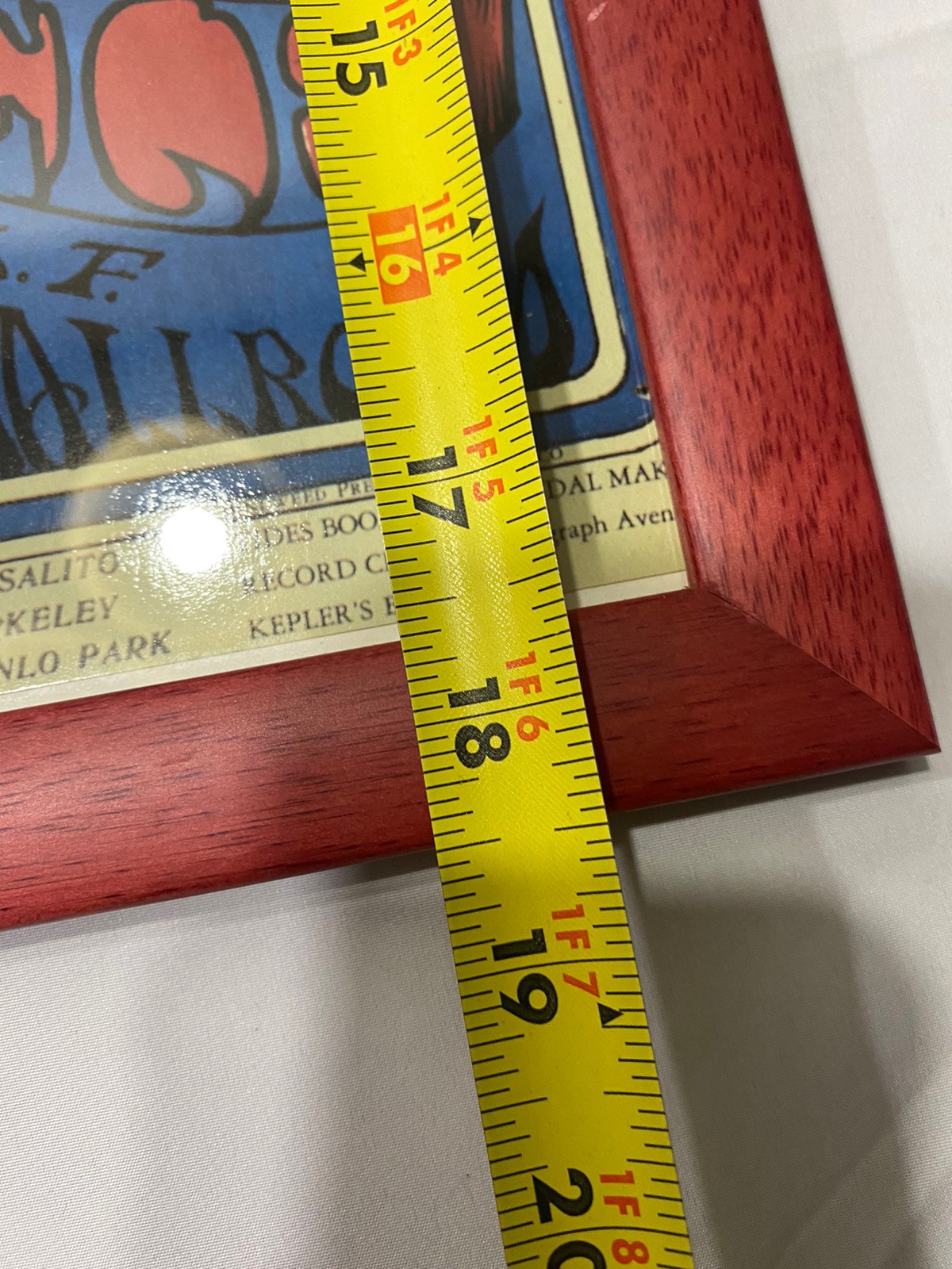 Grateful Dead 1990’s Reprint 17”x11” Concert Poster Framed