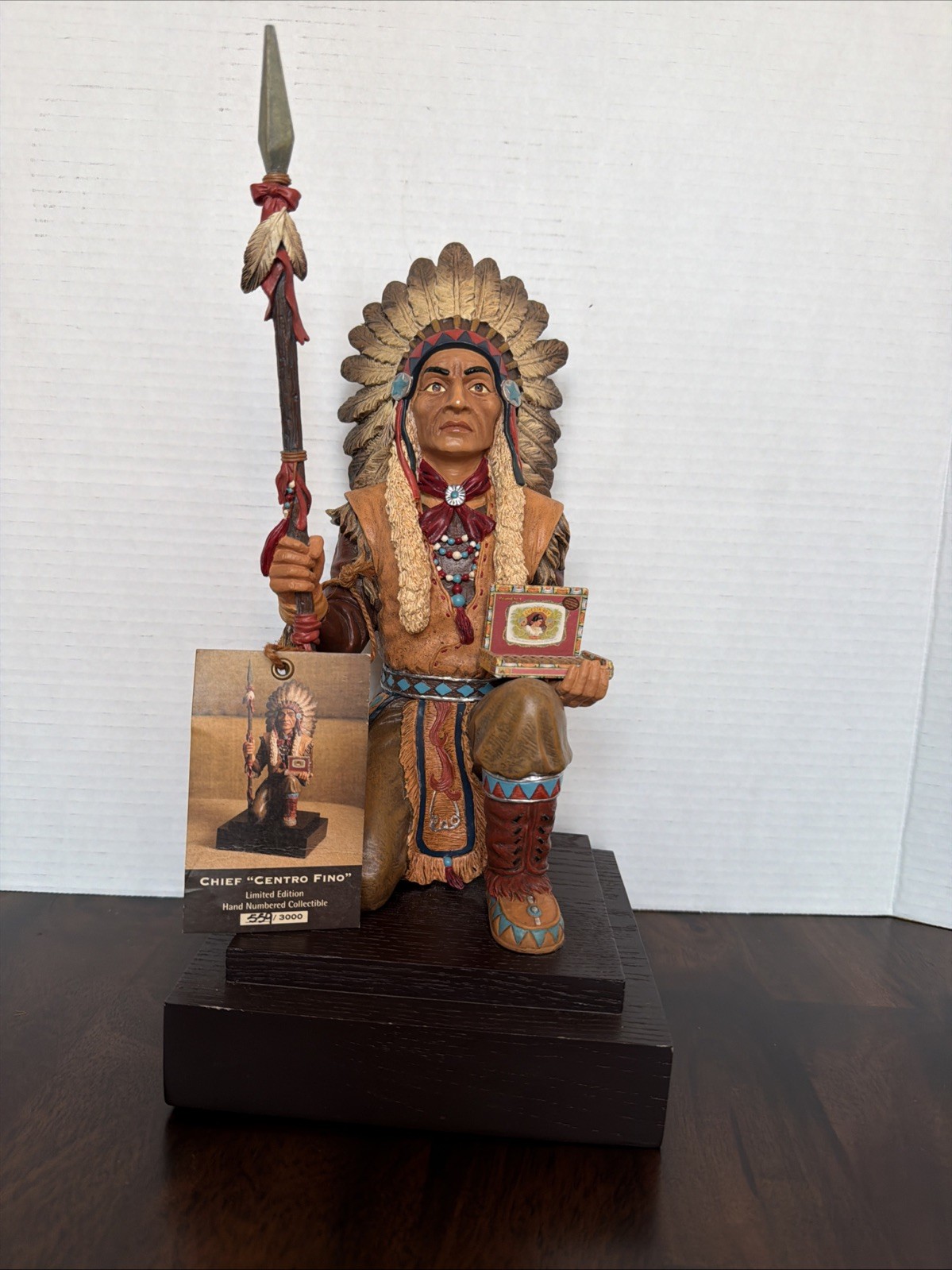 Cigar Store Indian Limited Edition Cuesta-Rey Chief Centro Fino- Vintage *READ**