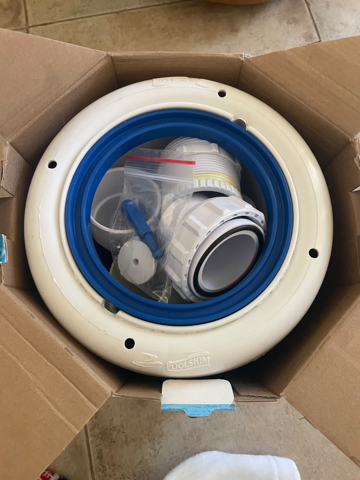 Poolskim Pool Surface Leaf Skimmer - Return Line Automated Surface Cleaner