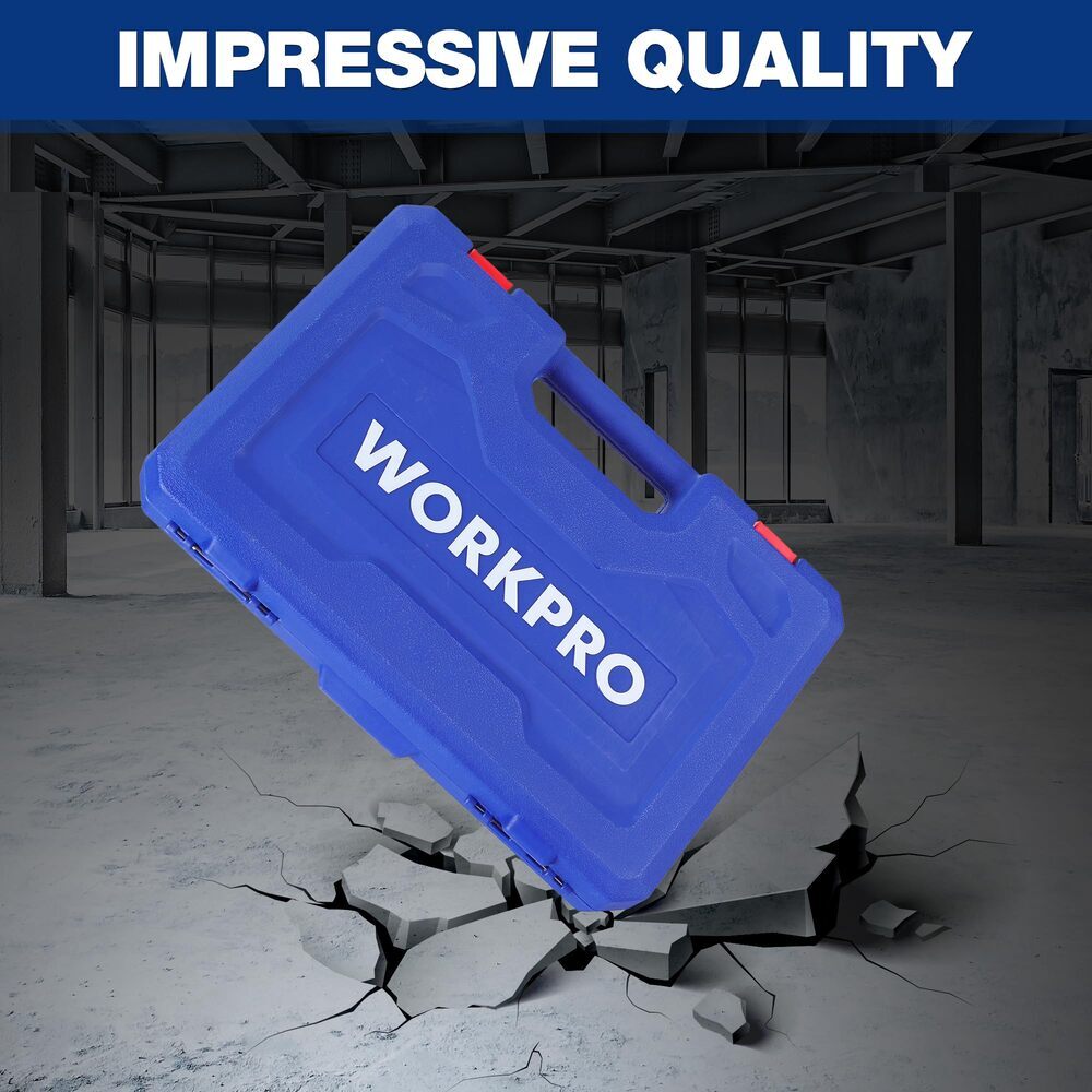 WORKPRO 60PC Female E-Torx Socket E4-E24 Star Socket BitT6-T70 TT6-TT70 TP8-TP60