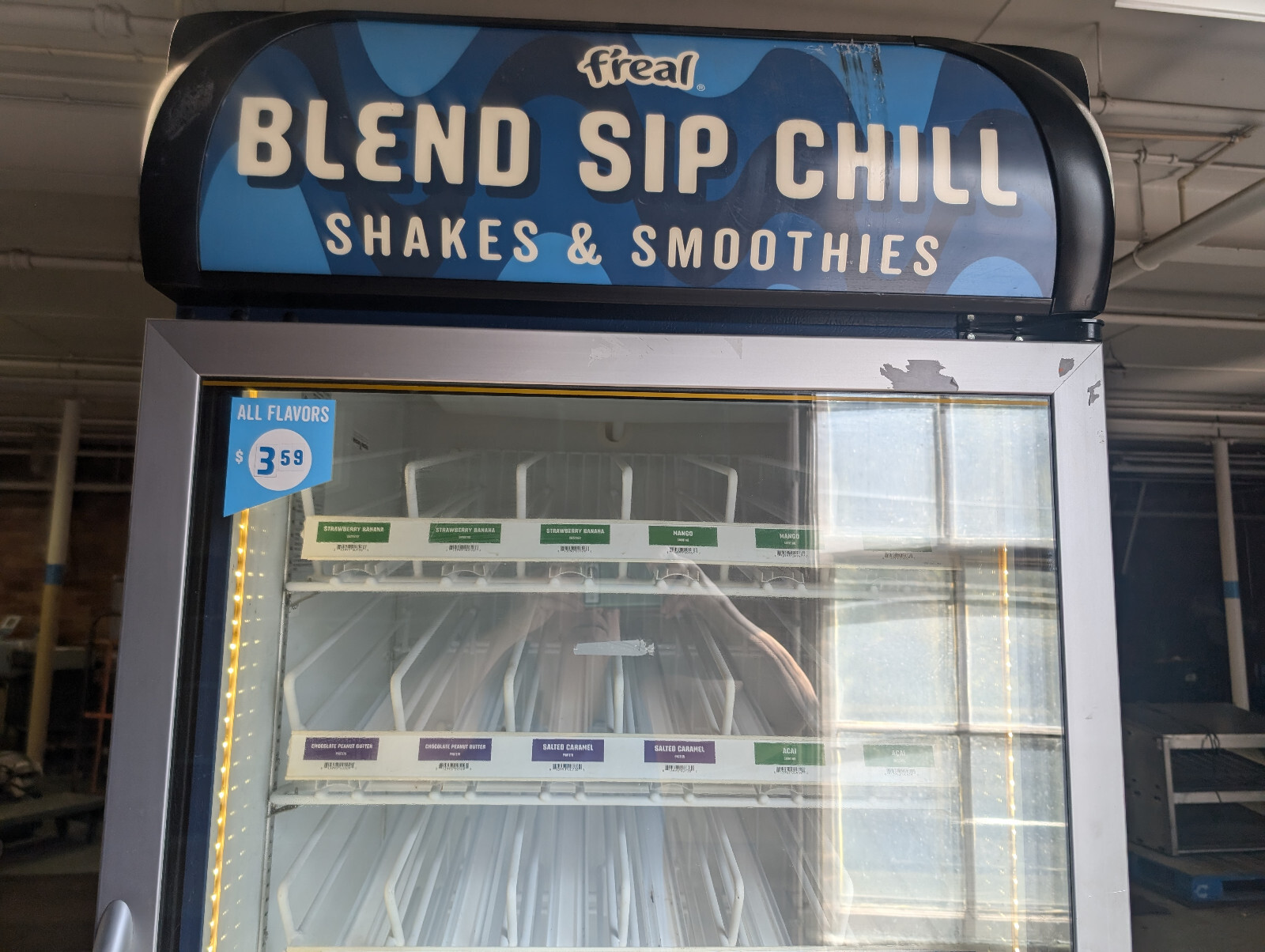 Minus Forty Glass Door Freezer, Merchandiser, Adjustable Shelves, F'REAL