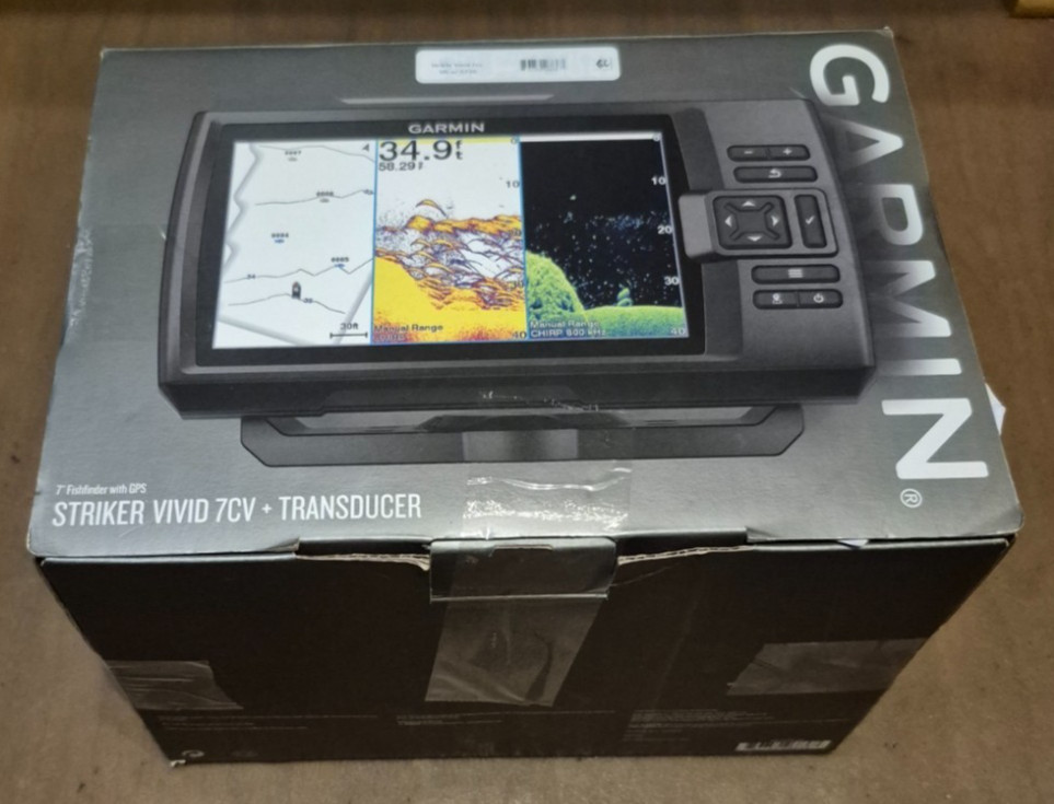 Garmin STRIKER Vivid 7cv Marine Fishfinder with GT20-TM Transducer 010-02552-00