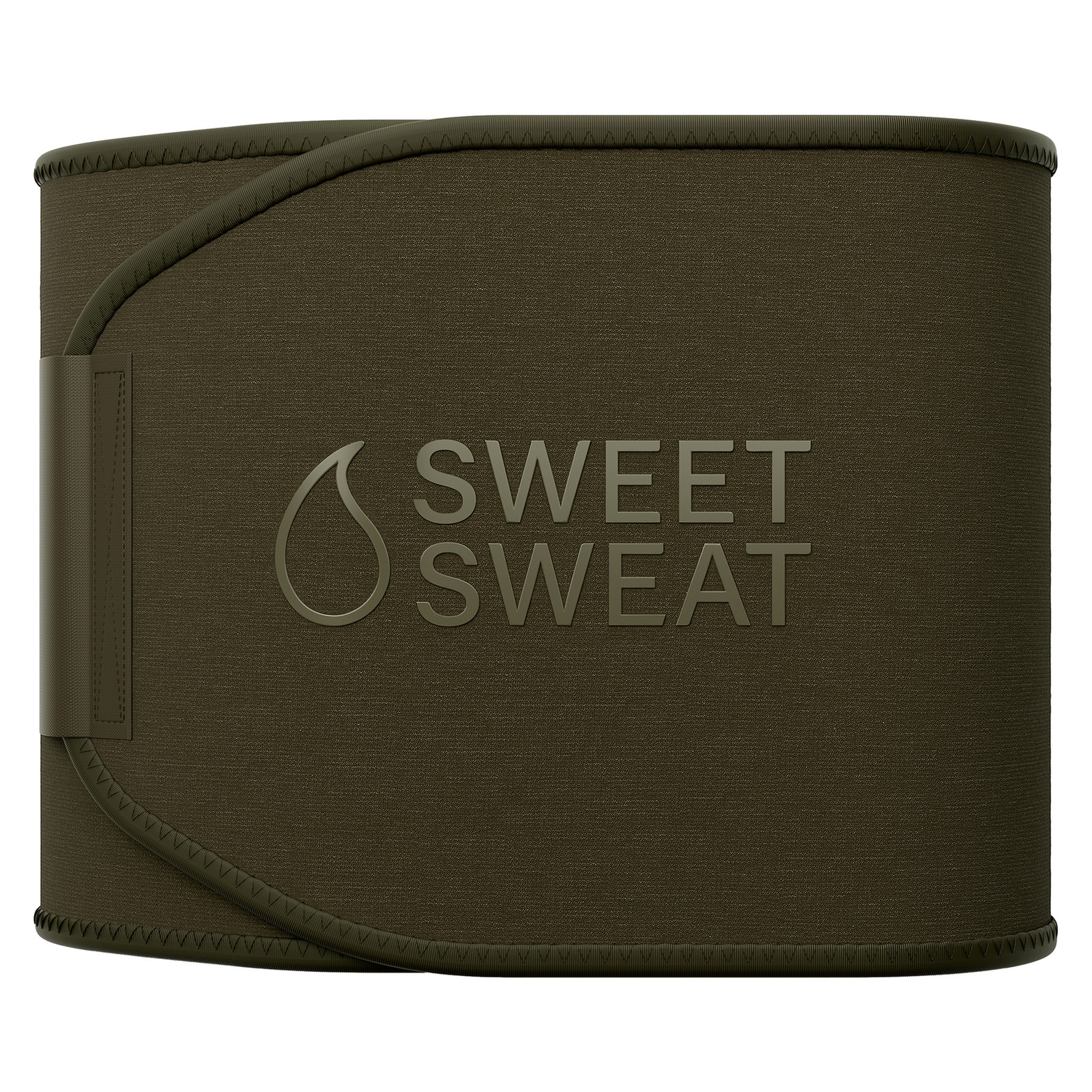 Sweet Sweat Waist Trimmer by Sports Research for Men & Women - Army Style Size L