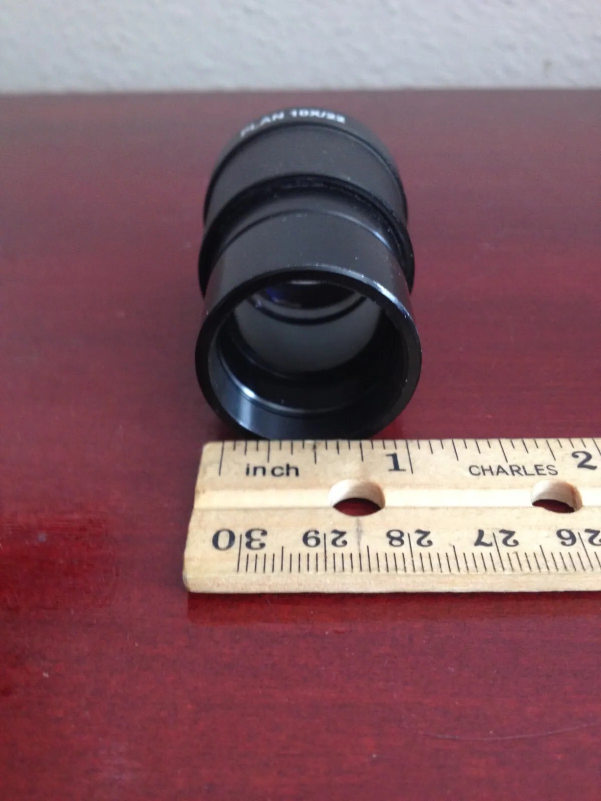 LW SCIENTIFIC VISION 1X & 2X MICROSCOPE BODY. W/PLAN 10X22 EYEPIECE. WORKS