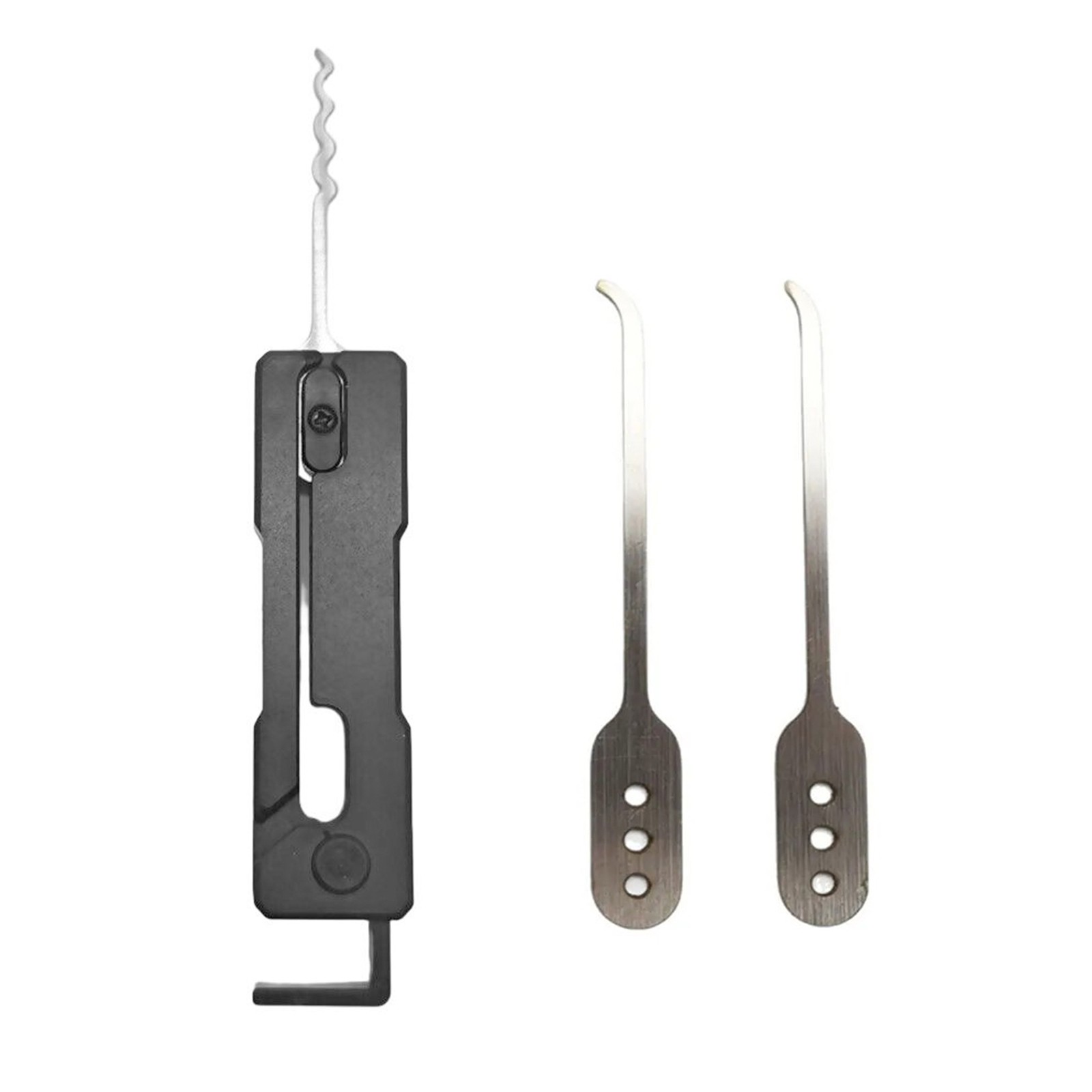 3Pcs Multi-Function Portable Grav Pick ABS Plus Iron Lock Outdoor Repair Tool