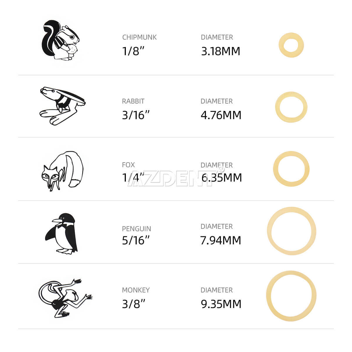 Dental Elastic Ligature Ties Elastics Chain latex Bands for Orthodontic Brackets