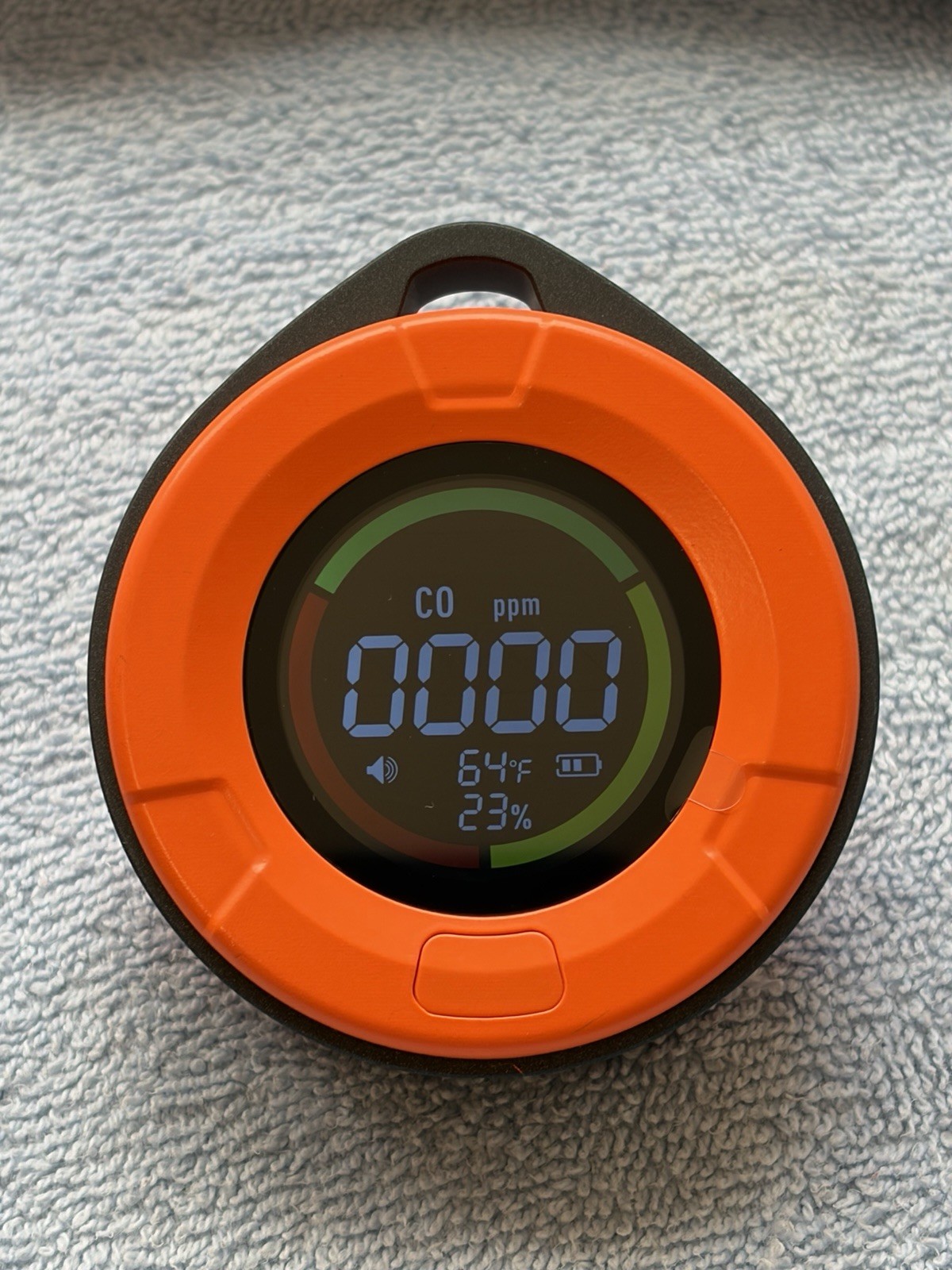 Portable Carbon Monoxide Detector Temp/Humi/CO Sensor Alarm Outdoor/Indoor NEW