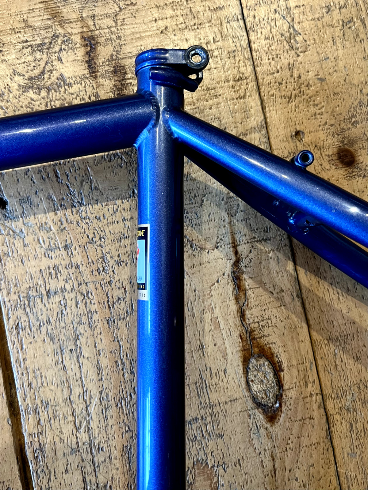 Vintage 90s Specialized Rock Hopper 18" Steel Mountain Bike Frame Purple Fade