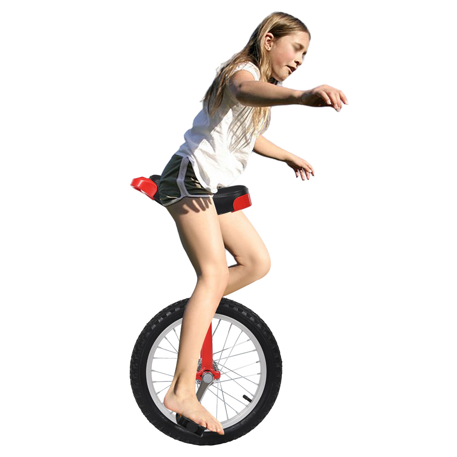 16 Inch Wheel Unicycle Balance Fitness Exercise Adult Training Cycling Unicycle