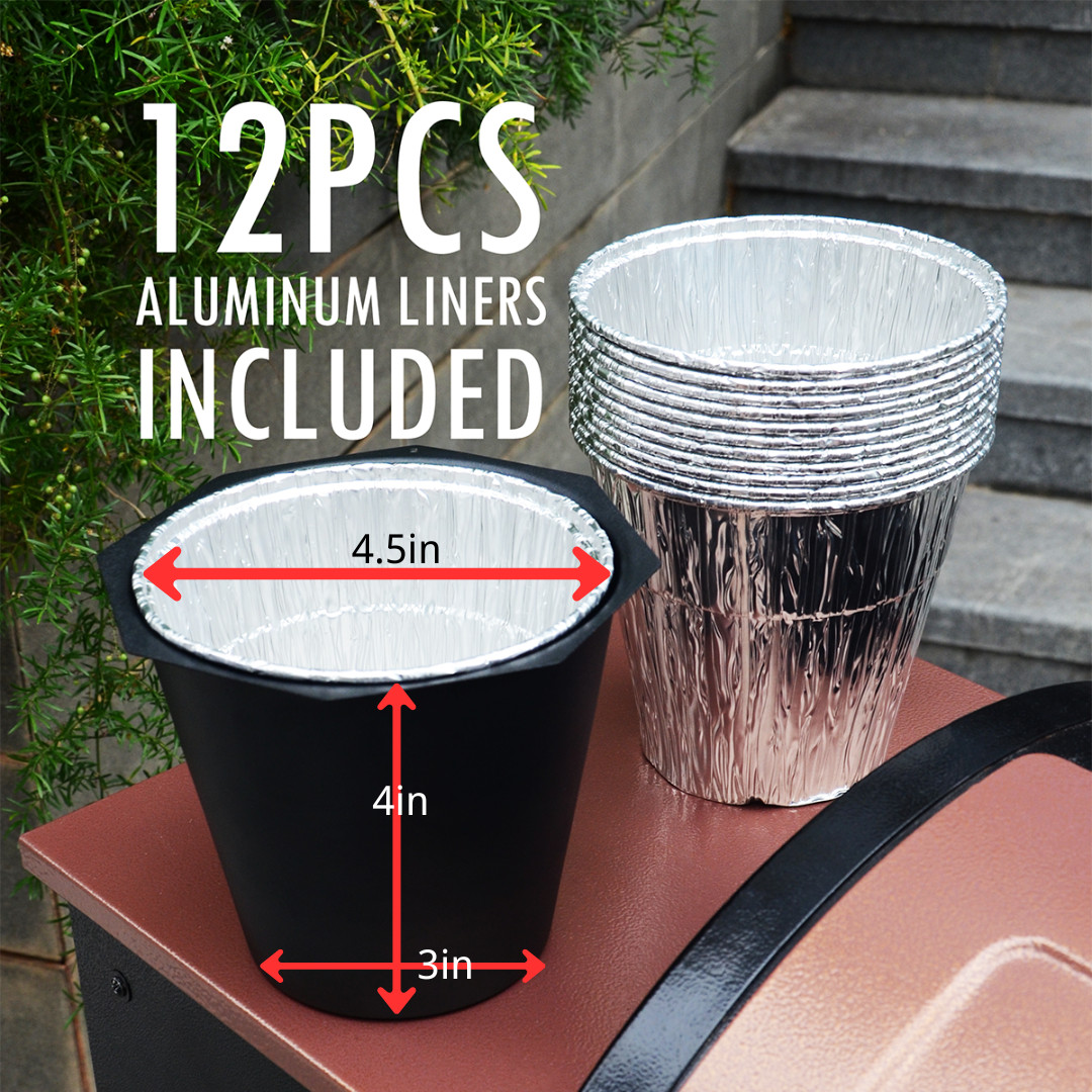 Upgraded Grease Bucket with Lid, Drip Bucket for Traeger, Pit Boss, Z Grills