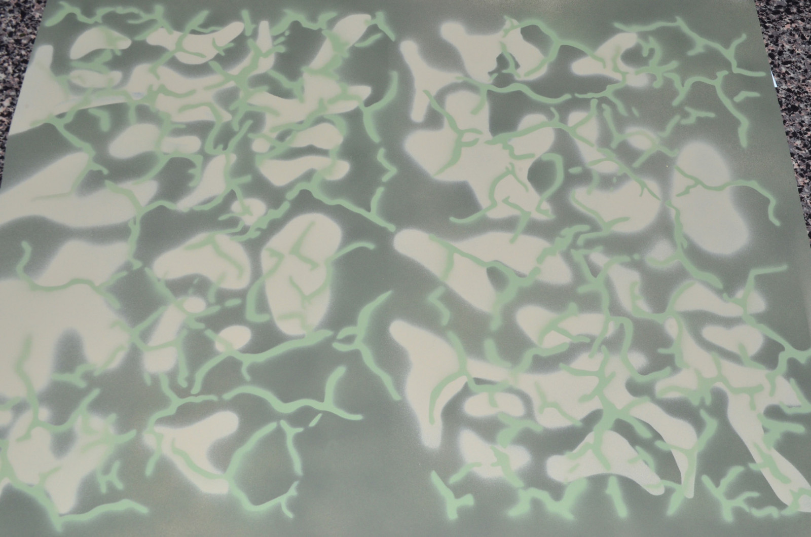 3Pack! Spray Paint Camouflage Camo Stencils Jon Boat CrackedHexacam Tiger Stripe