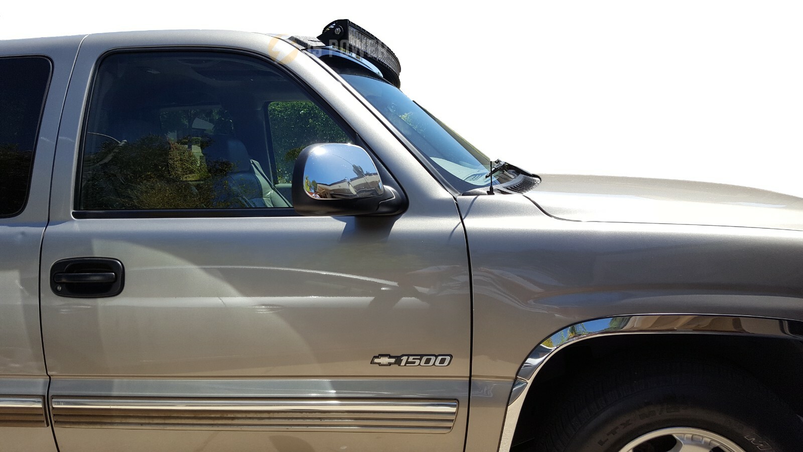 LED Light Bar Mounting Brackets 52" Curved Light Bar for 99-06 Silverado/Sierra