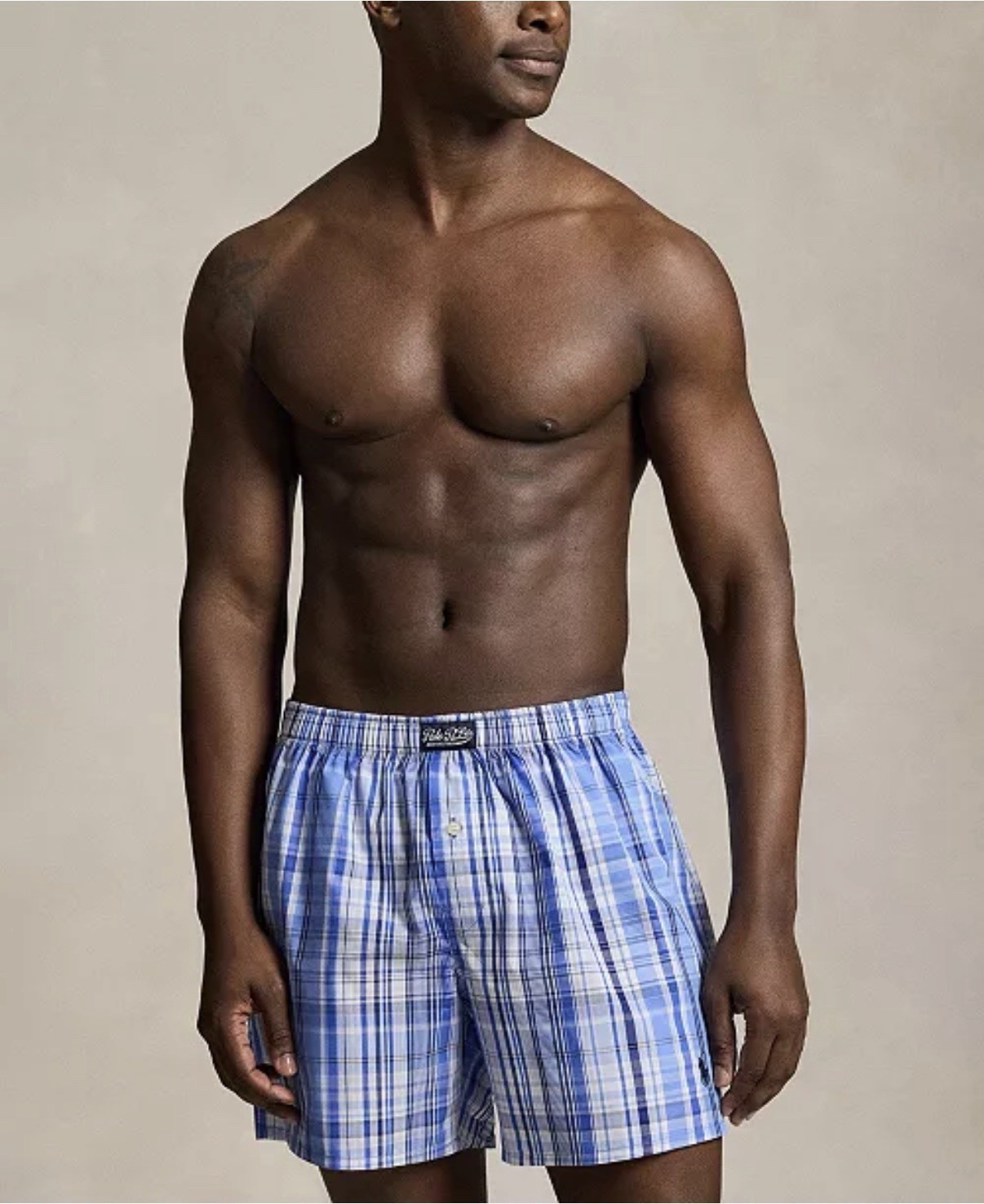 Men’s Polo Ralph Lauren Classic Fit Woven Boxers 3 Pack 100% Cotton Size Medium