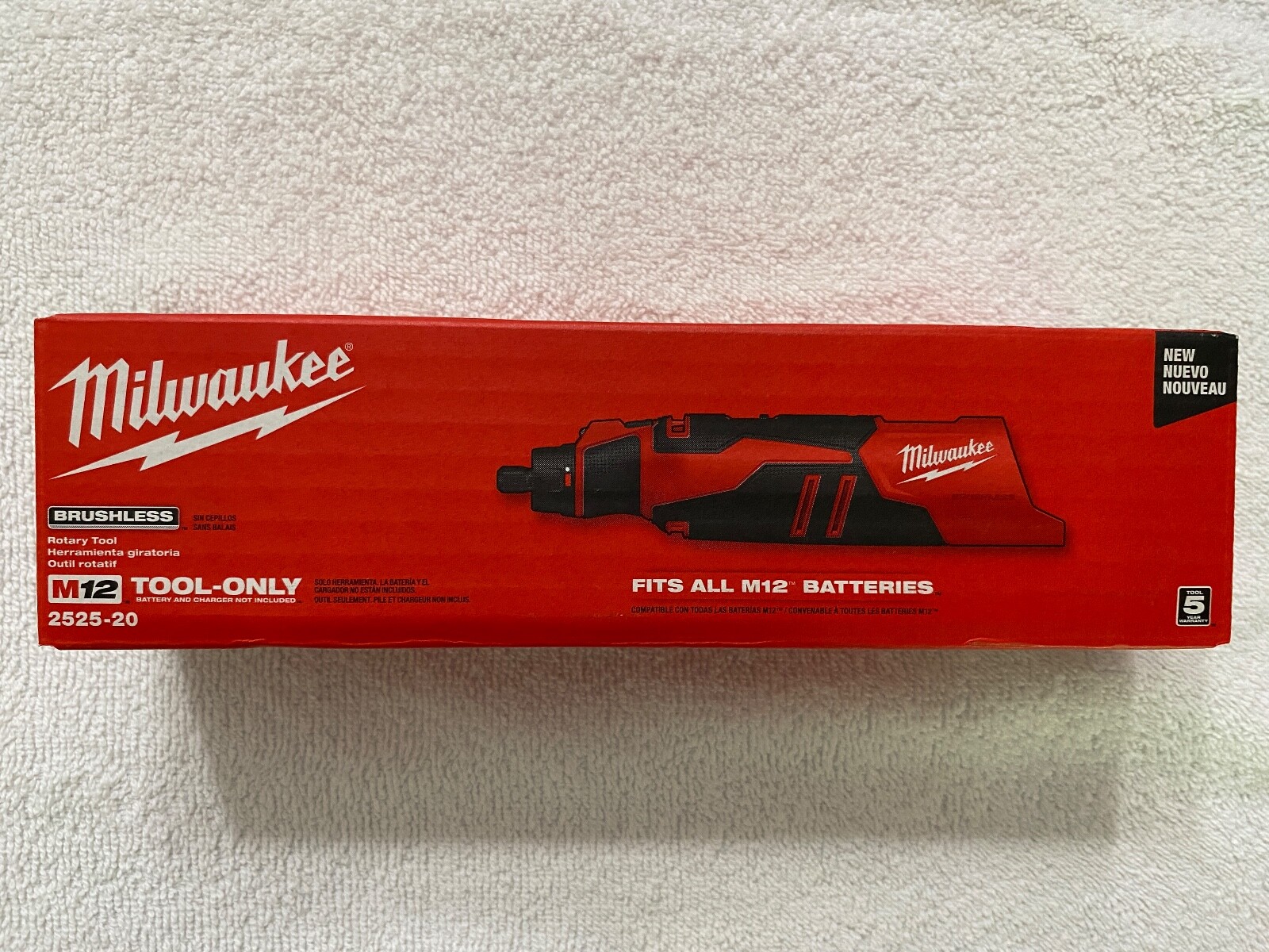 New Milwaukee 2525-20 12V 12 Volt M12 Cordless Brushless Rotary Tool (Bare Tool)