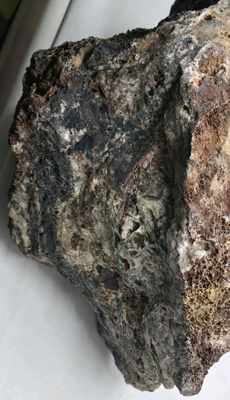 Large Heavy Raw Chunk Of Arizona Silver Copper Gold Ore Specimen 74.4 Lbs.