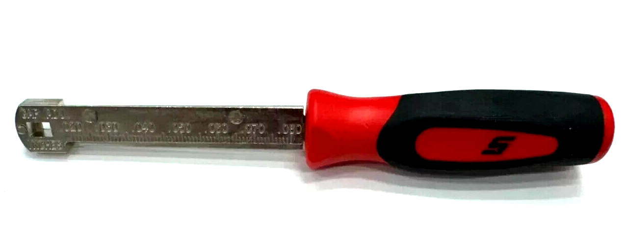 SNAP ON TOOLS USA POCKET RED Soft Grip Spark Plug Ramp Gauge FBP2 R NEW