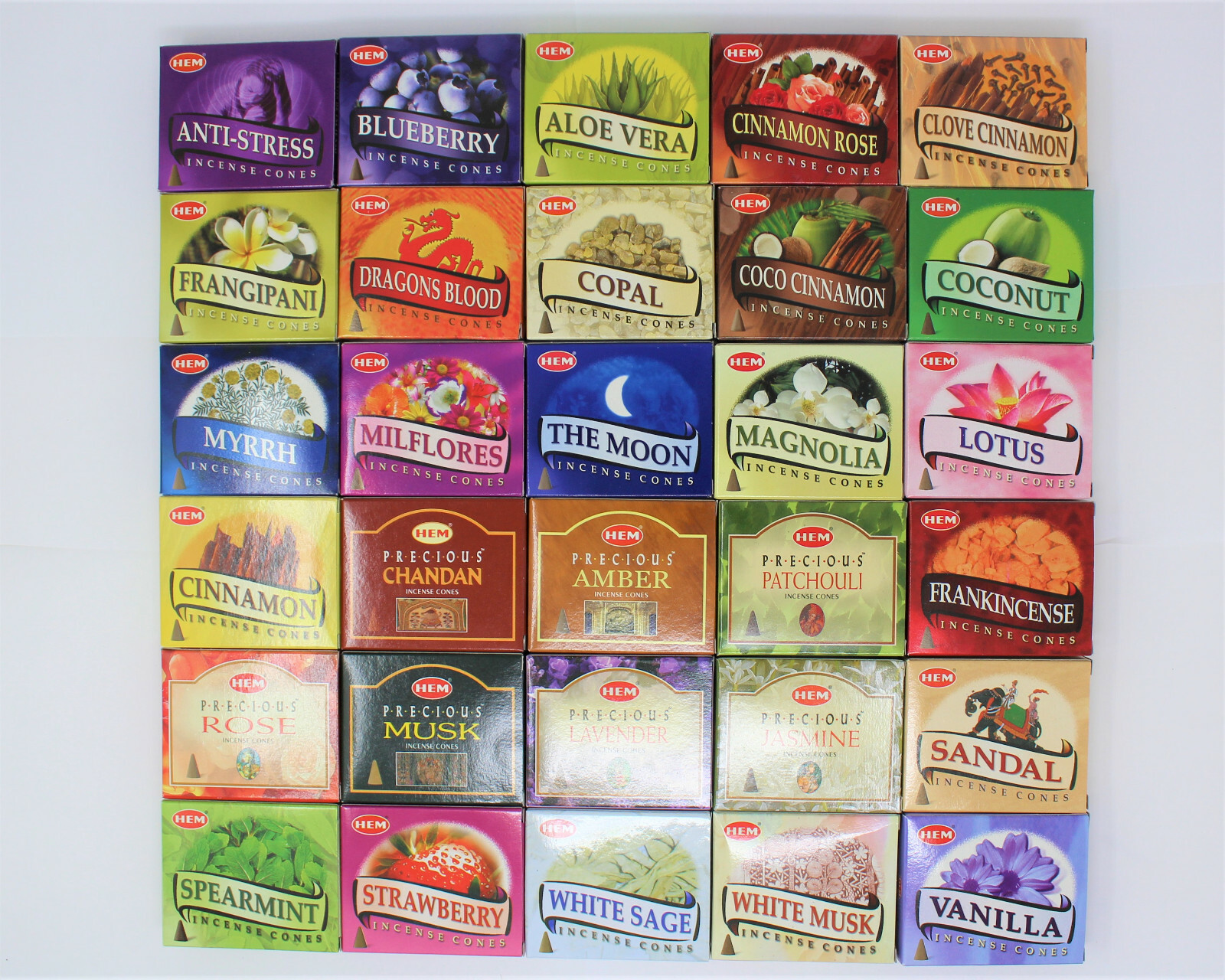 HEM Incense Cones - Mix and Match Scents - BUY 4 GET 4 FREE - FREE SHIPPING!