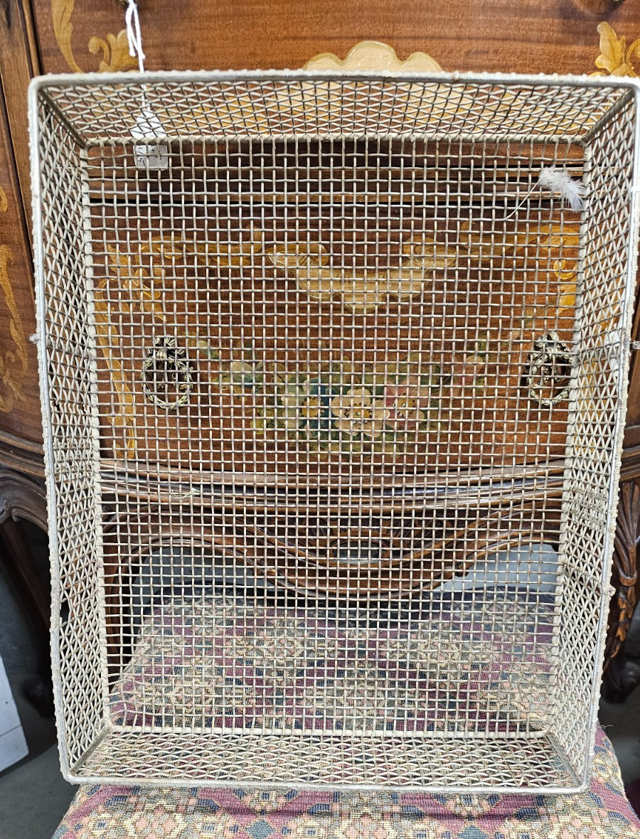 Vintage Wire Mesh Tray Basket