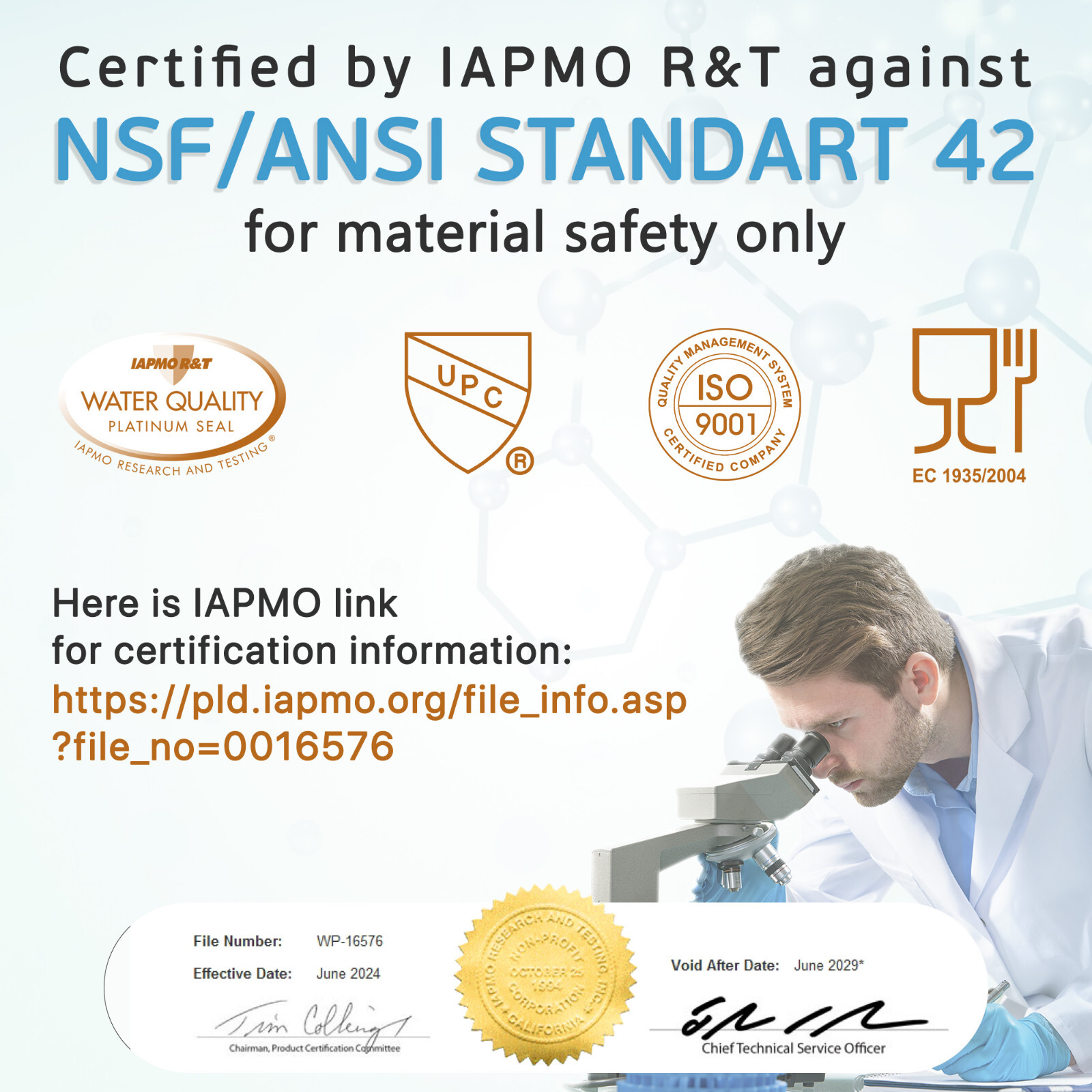 6 Pack Sediment 1 Micron Water Filter Cartridges 2.5" x 10" for Reverse Osmosis