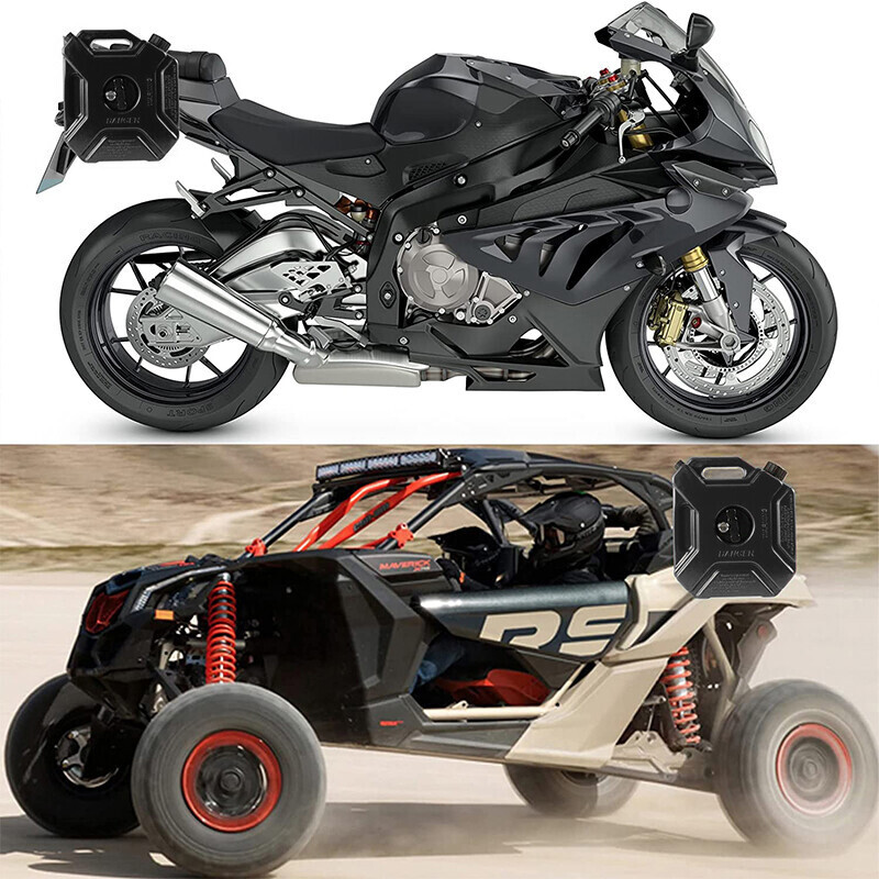 5L Gas Fuel Tank Gas Can Oil Storage Can For ATV UTV Gokart Motorcycle Car SUV