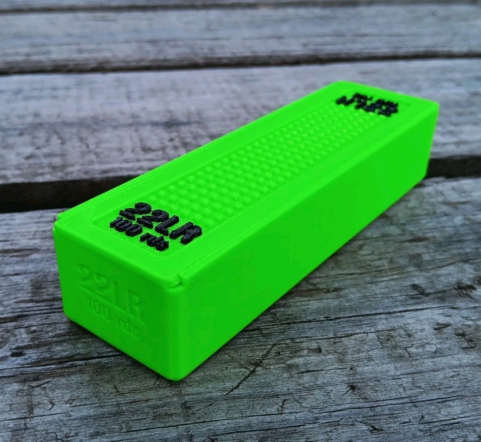 22LR Ammo Box 100rd Capacity (3 Pack)