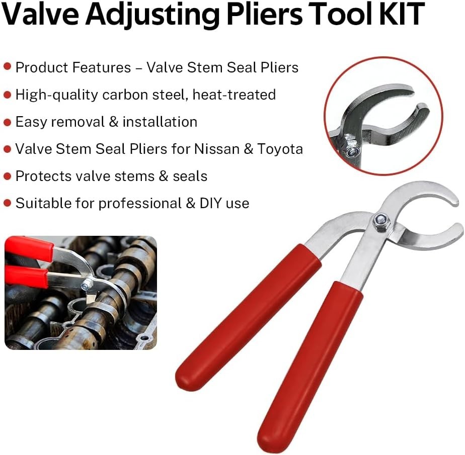 3PC Valve Adjusting Pliers Tool Set, Engine Adjuster Kit for Toyota replace shim