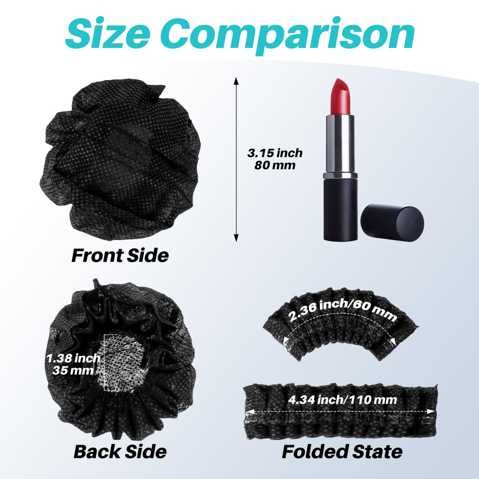 100PCS MAQIHAN Microphone Cover - Mic Covers Disposable Odorless Non-Woven...