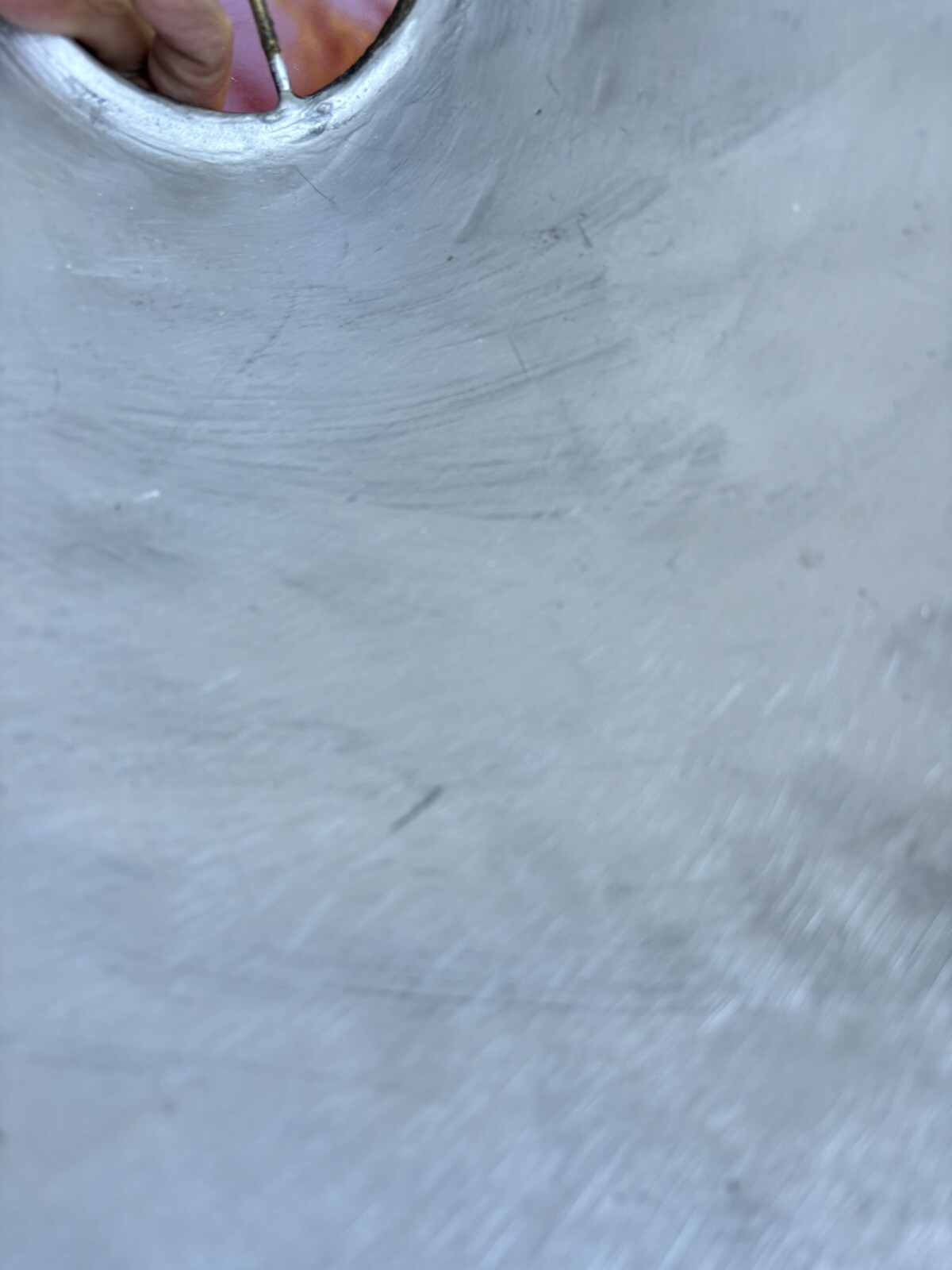 Rare UNIQUE Vintage Ceramic Clay ceramic Lamp Shade Heavy Brown Pottery Tribal